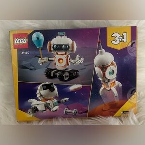 Lego 3-in-1 Space Robot Set - White, Orange, Blue